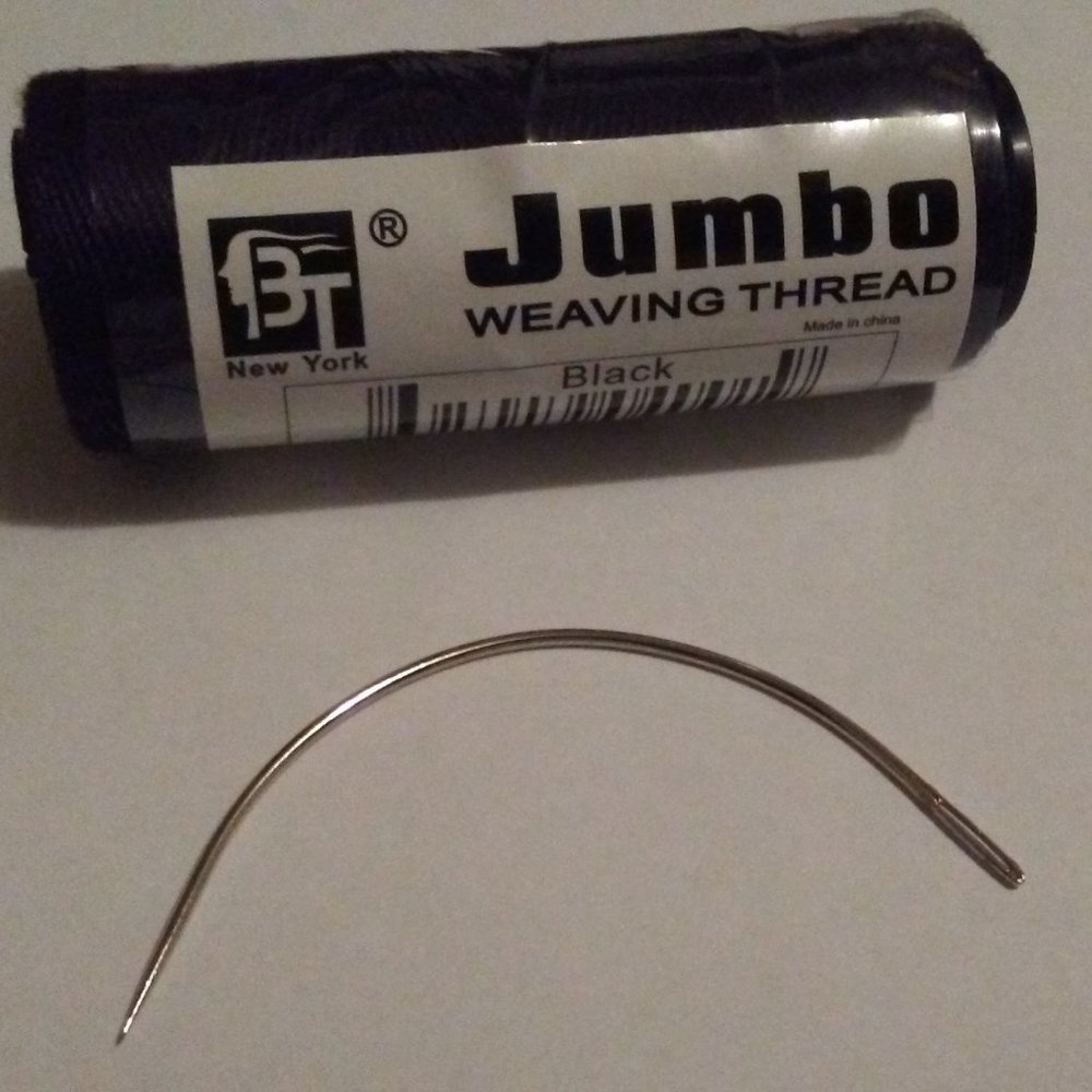 SALON WEAVING THREAD AND WEAVING NEEDLE